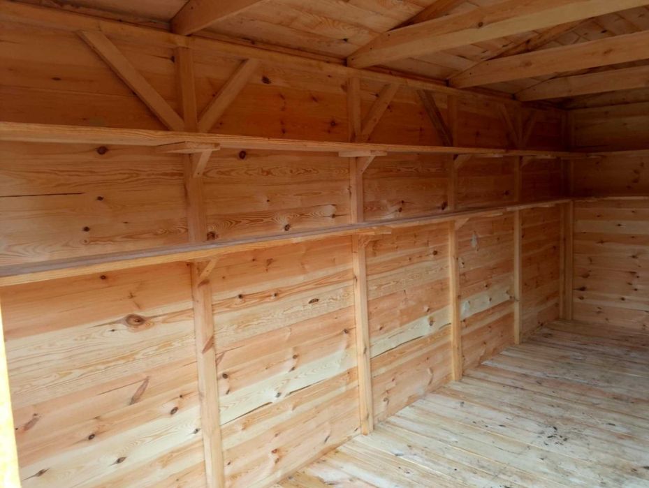 Domek narzędziowy 4x3 z drewutnią 4x.08m *PROMOCJA*
