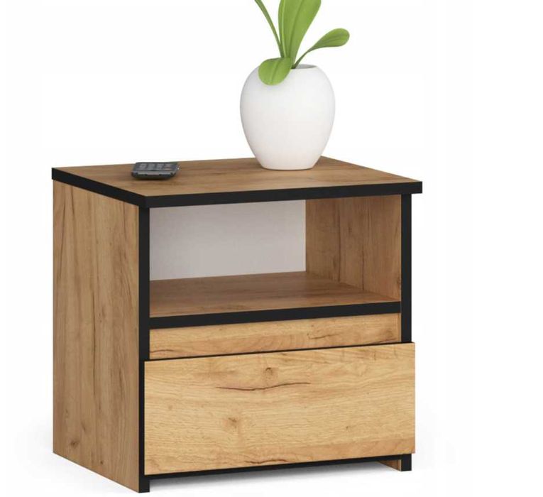 Szafka nocna sypialniana 40 cm  Dąb Craft 2szt