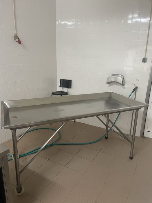 Bancada de enchimento - Aço inoxidável reforçado