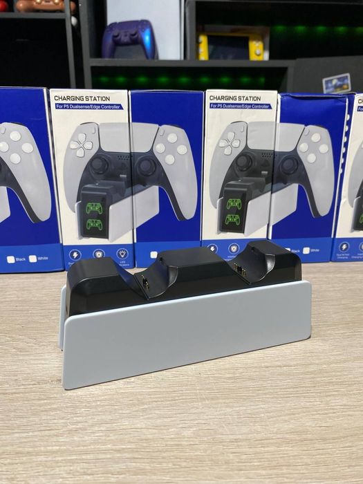 Безпровідна зарядна станція для джойстиків ps5 Dualsense зарядка пс5