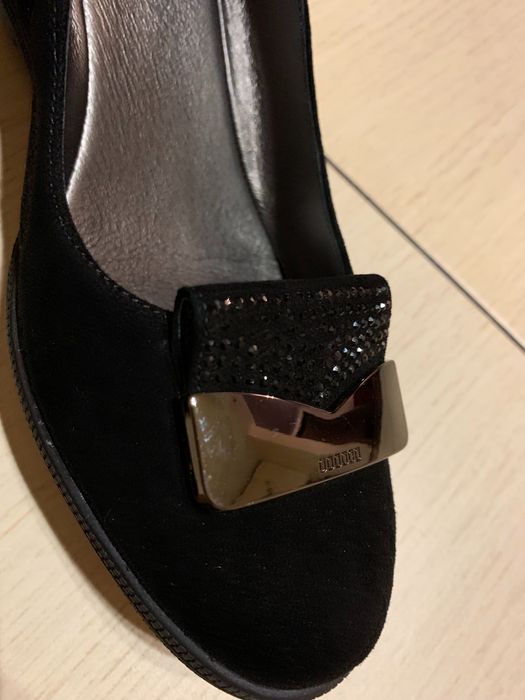 Туфли натуральная замша