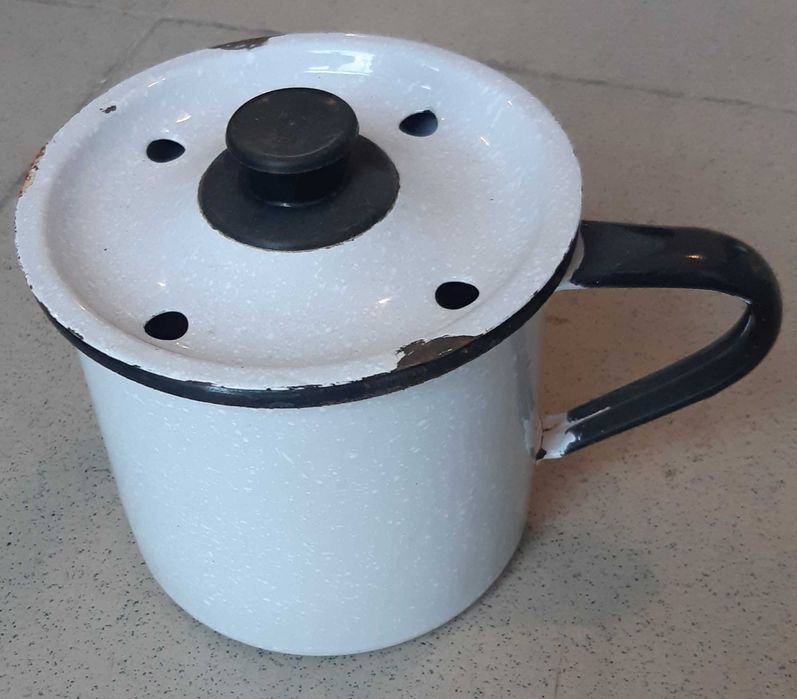 Antigo Tacho em esmalte