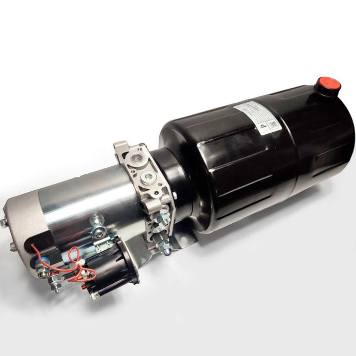 Міні маслостанція під двоходові циліндри (12 В, 1.6 кВт, з баком 10 л)