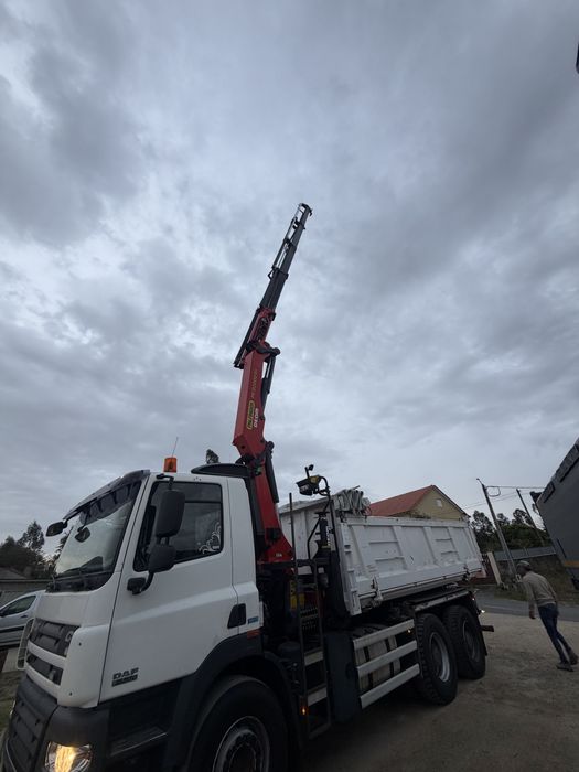 Daf 510Cv com grua e bascula