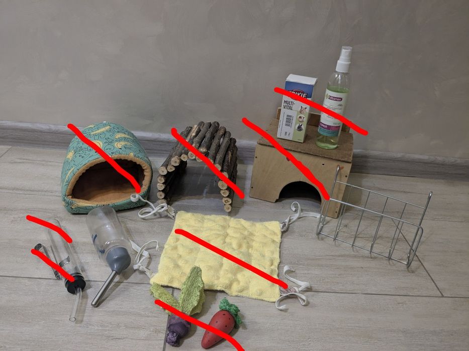 Речі для морської свинки