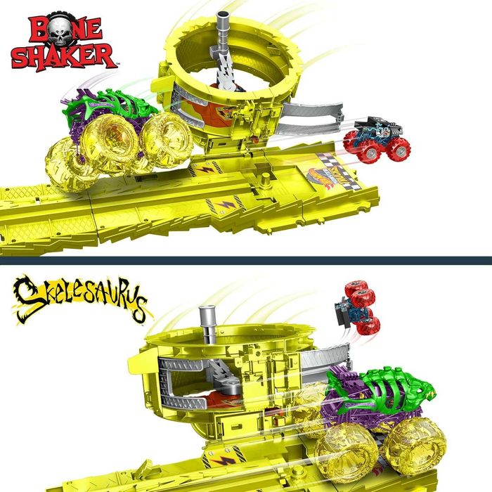 Трек Hot Wheels Monster Trucks Power smashers Заряджай та переслідуй