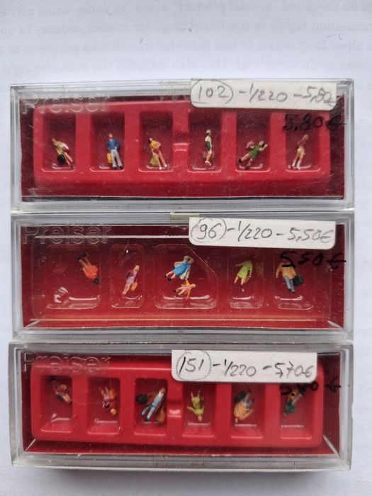 Figuras/pessoas/animais para maquetas-modelismo-miniaturas-maquetismo