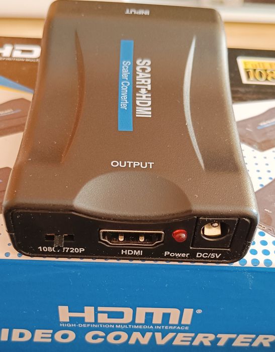 Konwerter, przejściówka SCART- HDMII