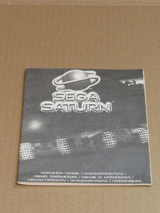 Sega Saturn manual de instruções PT da consola