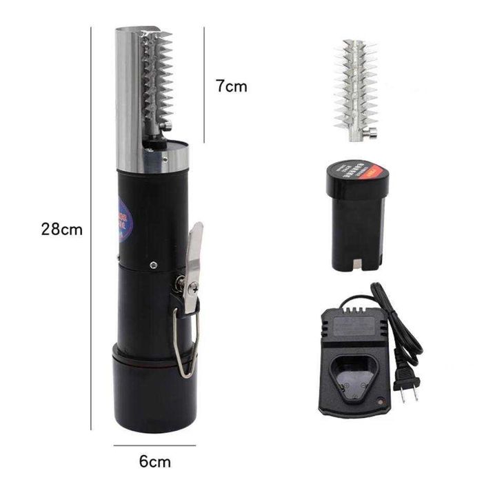 Рибочистка електрична LK 859 Е чистилка для риби рыбы вІд луски чешуи