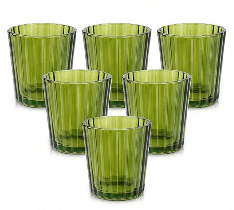 12 und suporte para vela cor verde