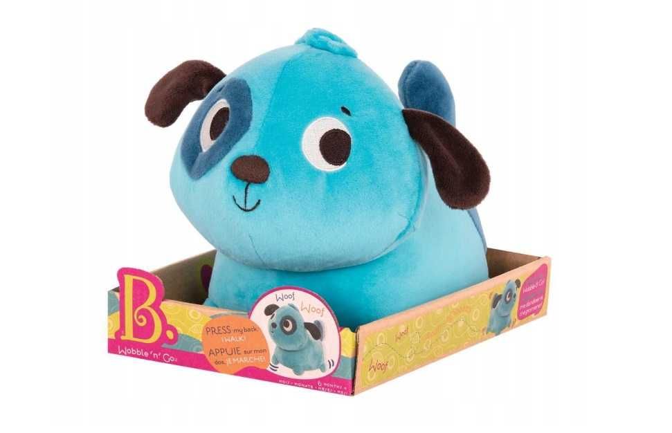 NOWY WĘDRUJĄCY PIESEK do nauki raczkowania B.Toys interaktywny szczeka