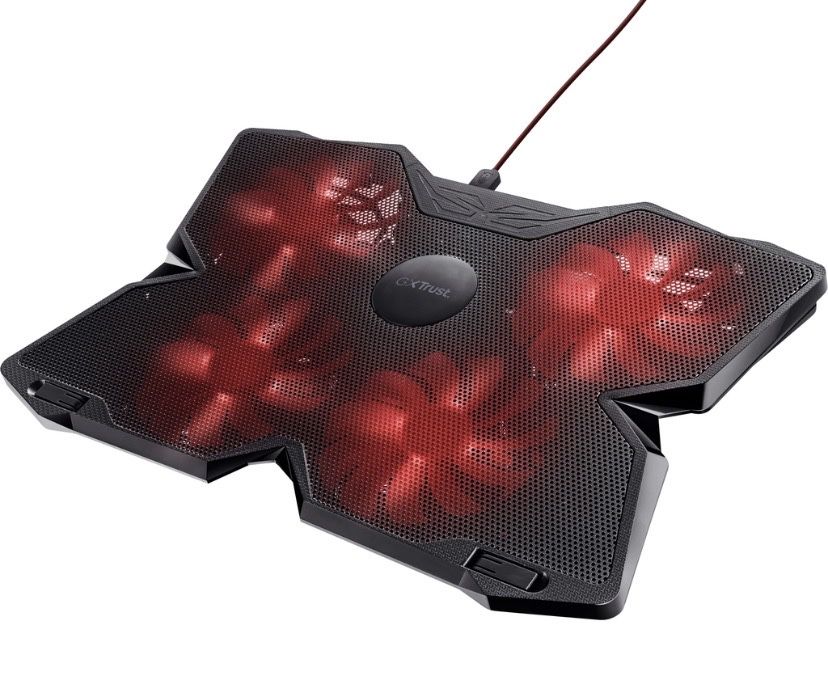 Підставка для ноутбука Trust GXT278 YOZU COOLING (17.3") Red Led Black (20817_TRUST)