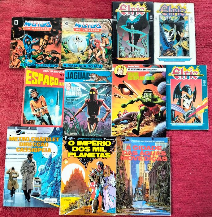 BD Masters do Universo, Brick Bradford, Valerian e Elric