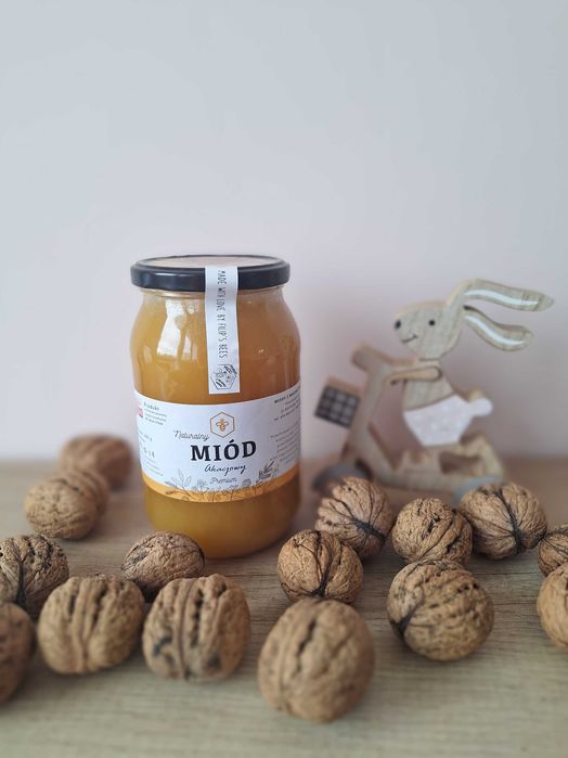 Miód naturalny Akacjowy 1,2 kg 2024 Dolina Bugu