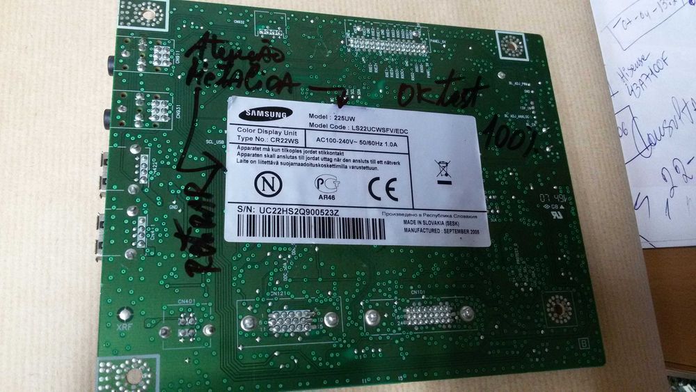 bn41..00880a mainboard monitor tft samsung ls22ucwsfv