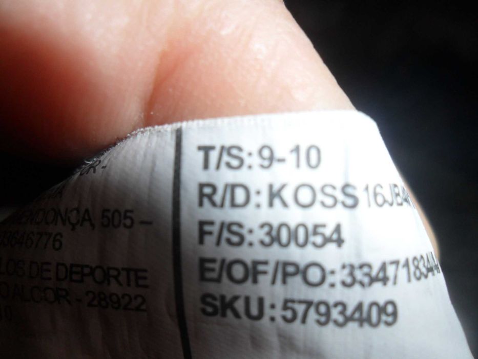 Calções K-Open tamanho 9/10 anos