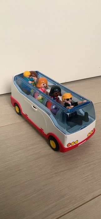 Playmobil autocarro e 4 figuras