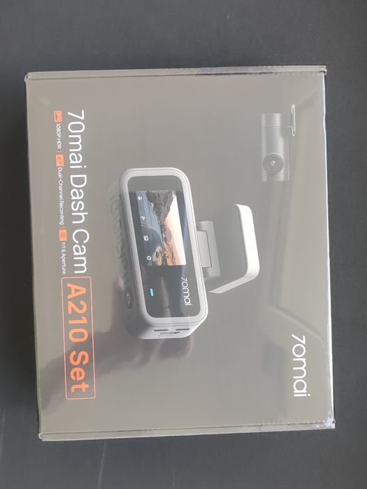 Відеореєстратор 70mai A210 Dash Cam 1080P HDR + задня Rear Cam RC21, нові, запаковані