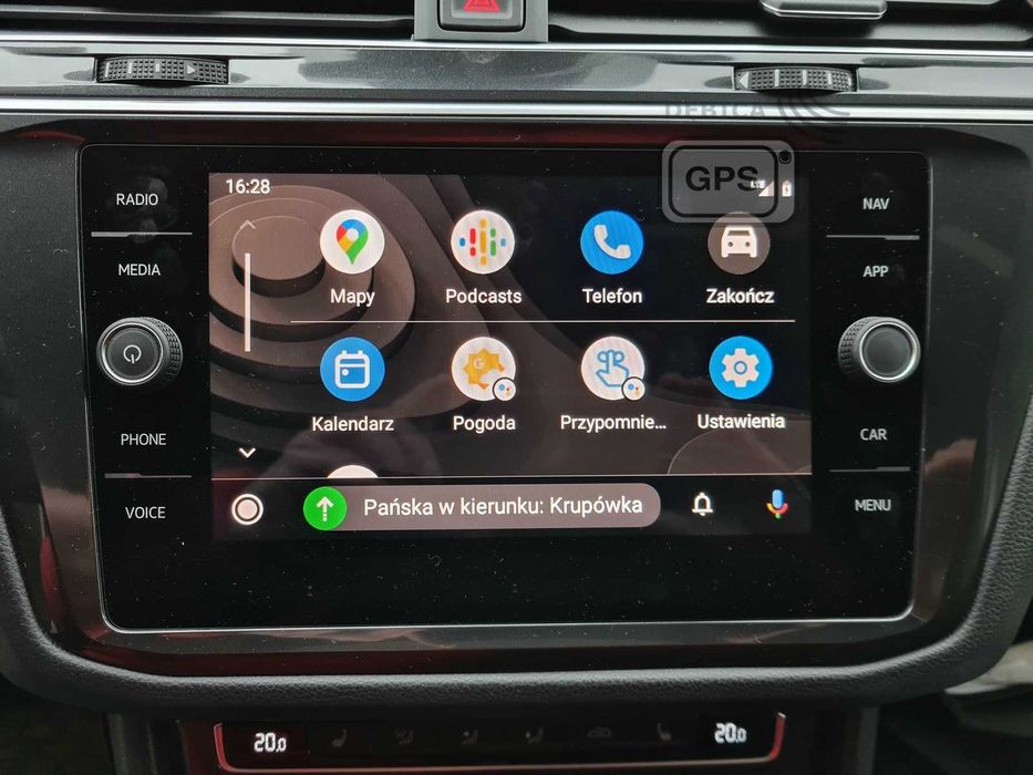 Android Auto CarPlay AppConnect Volkswagen VW MIB 2 Discover Media Map