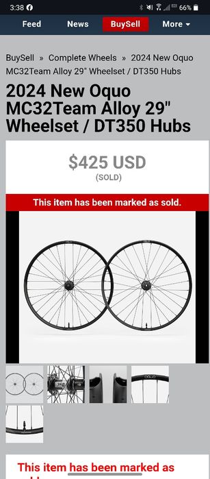 Вілсет 29 boost DT Swiss 350 / Oquo MC32 Team Alloy
110/15 148/12 XD