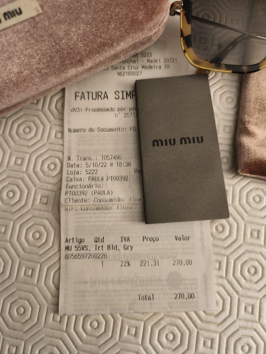 Óculos de sol Miu Miu  Core Collection