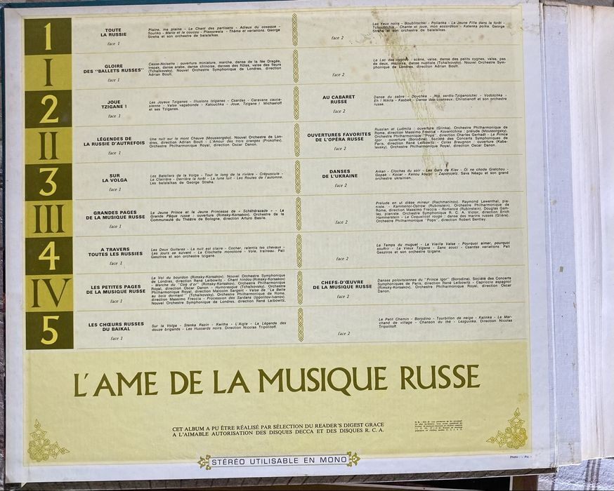 Diacos Vinil - L’ame de la musique Russe