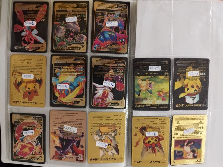 Cartas Pokémon individuais
