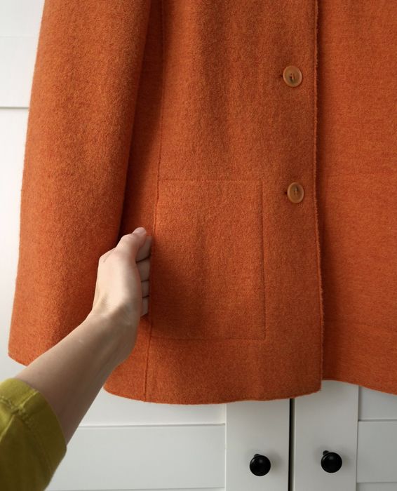 Wiosenna kurtka 100% wełny parzonej