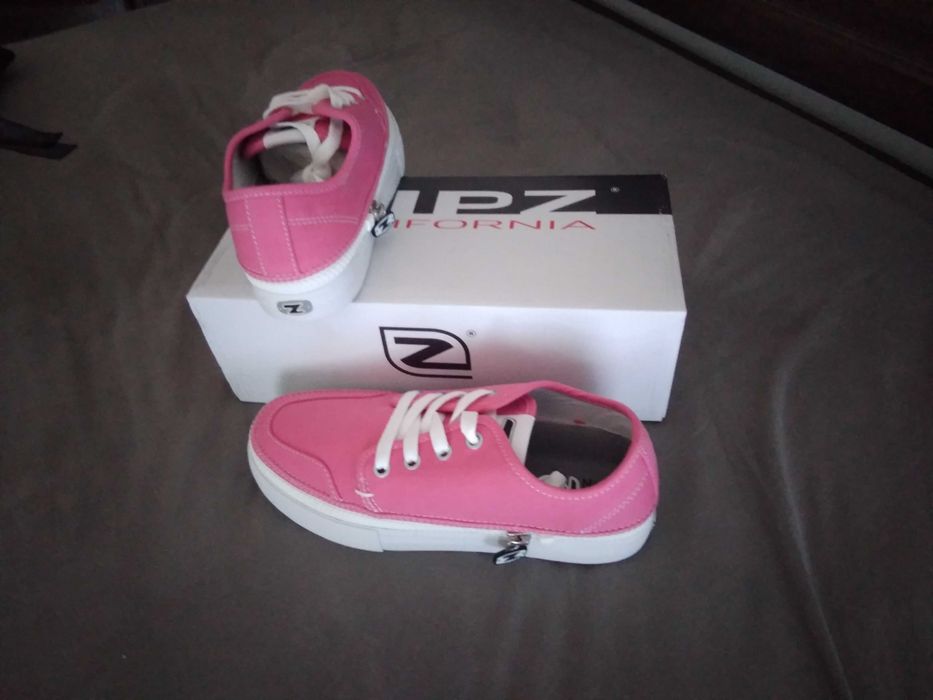 Sapatilha Zipz rosa