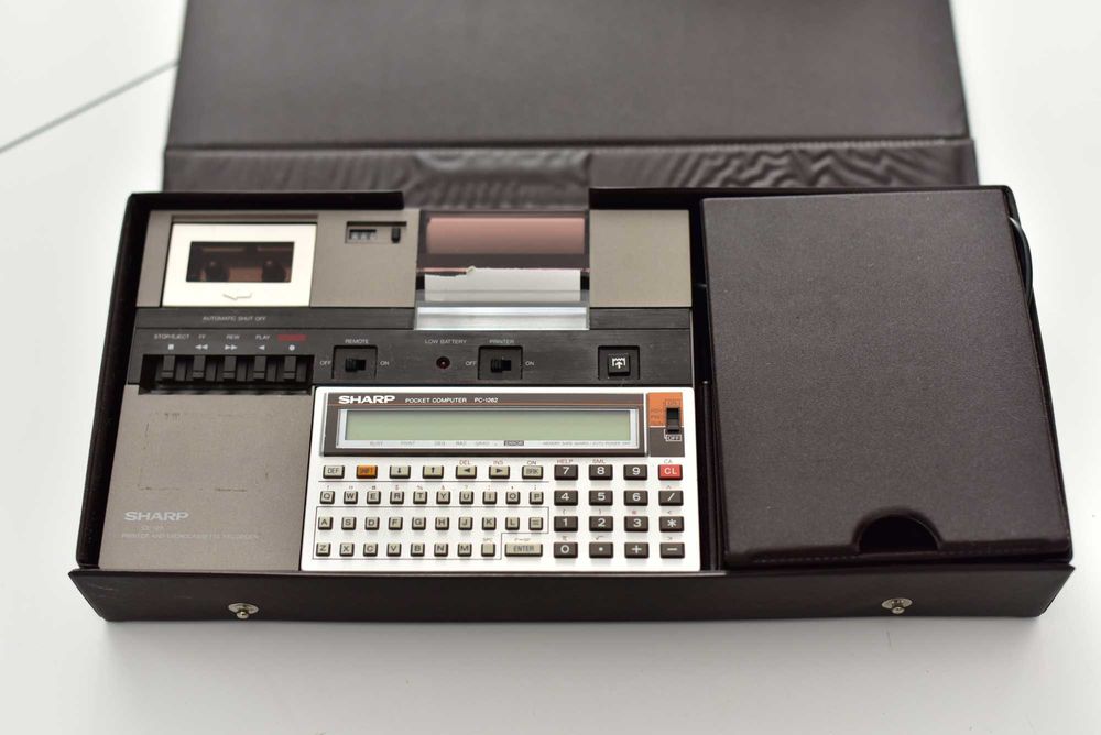 Kultowy mikrokomputer Sharp PC-1251 | Drukarka CE-125 | Vintage Zestaw