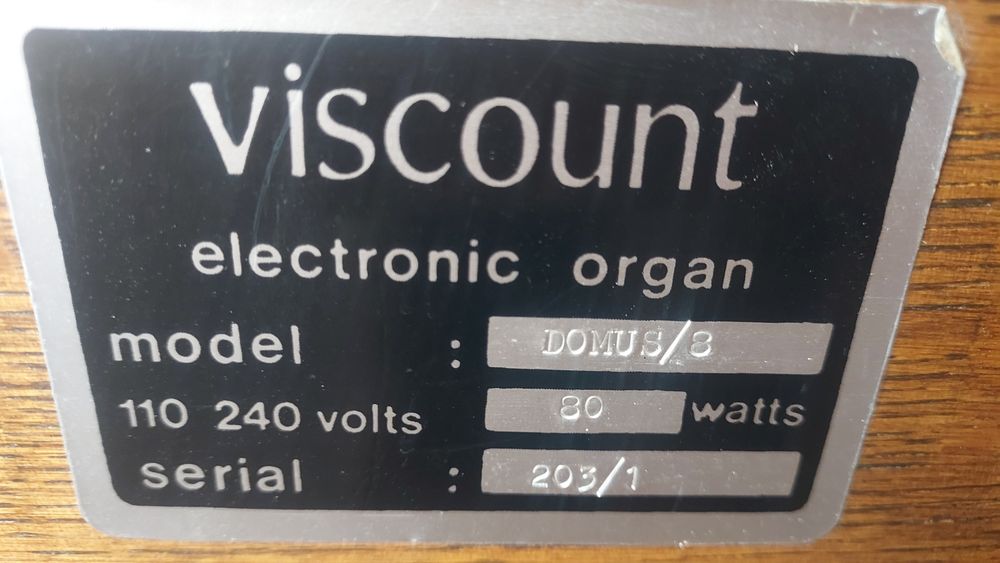 Organy DOMUS 8 VISCOUNT  Ustka