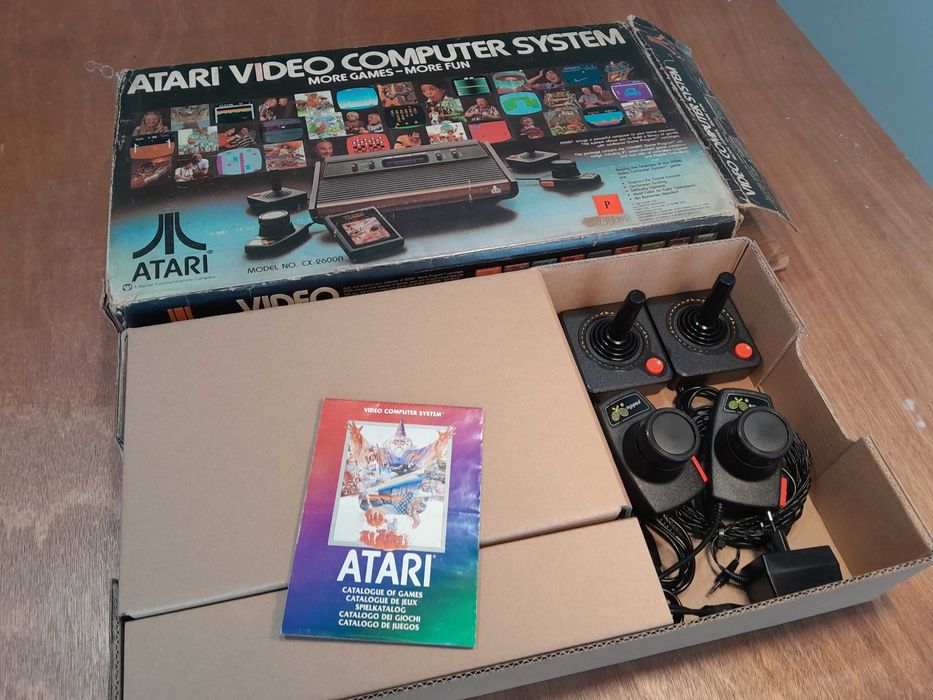 ATARI 2600 "Woody" na caixa - PAL - Testada