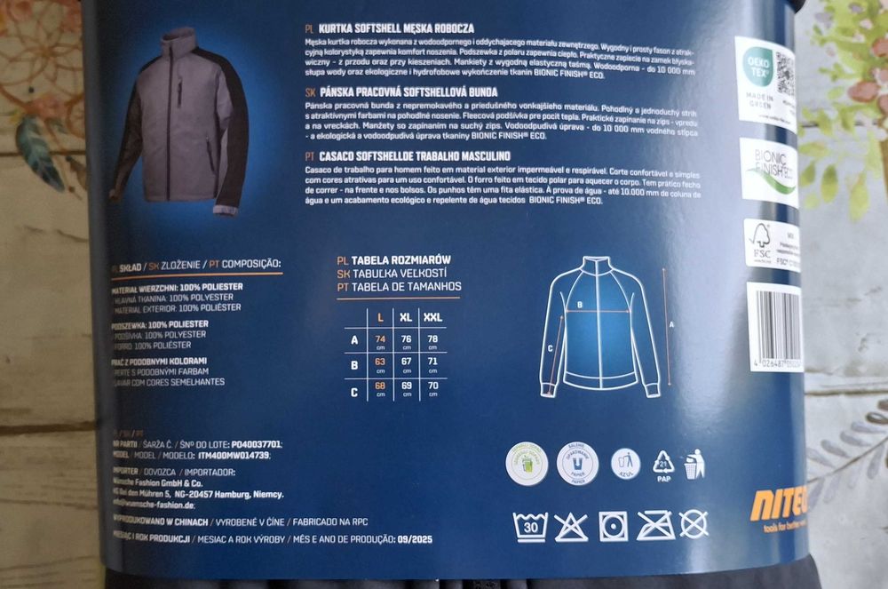 Kurtka Softshell Niteo L