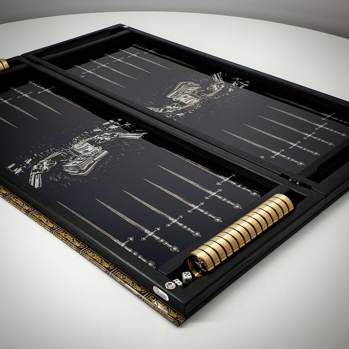 Нарды из прочного стекла + дизайн под заказ от бренда Art-limit. Нарди