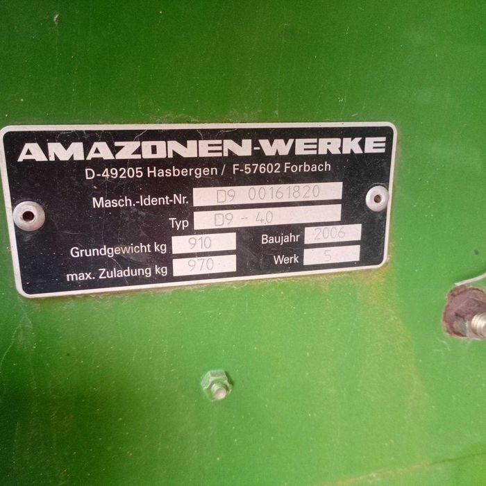 Сівалка зернова Amazone D9-40 Super 2006р.в.