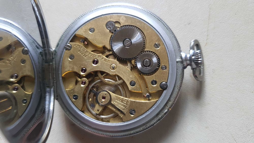omega - tissot - fortis - zegarek kieszonkowy - 3 szt