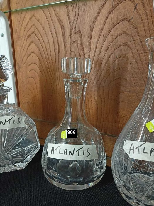 Lote Garrafas Cristal Atlantis 2