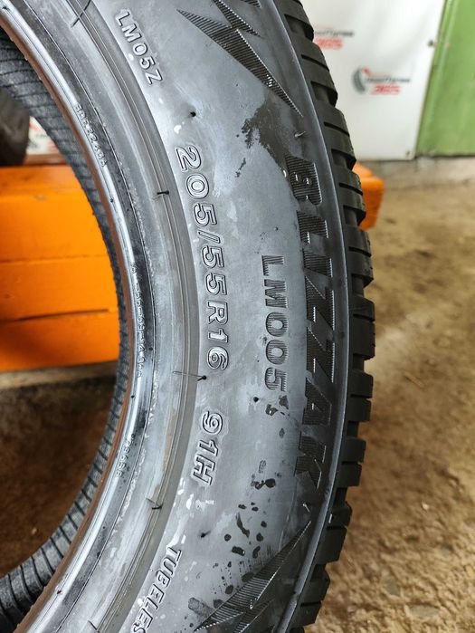 БЕЗ ПРЕДОПЛАТ Шини/Резина/Колеса Bridgestone 205 55 R16 91H Зима #553
