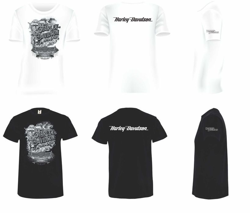 T-shirts HARLEY DAVIDSON - Últimas unidades