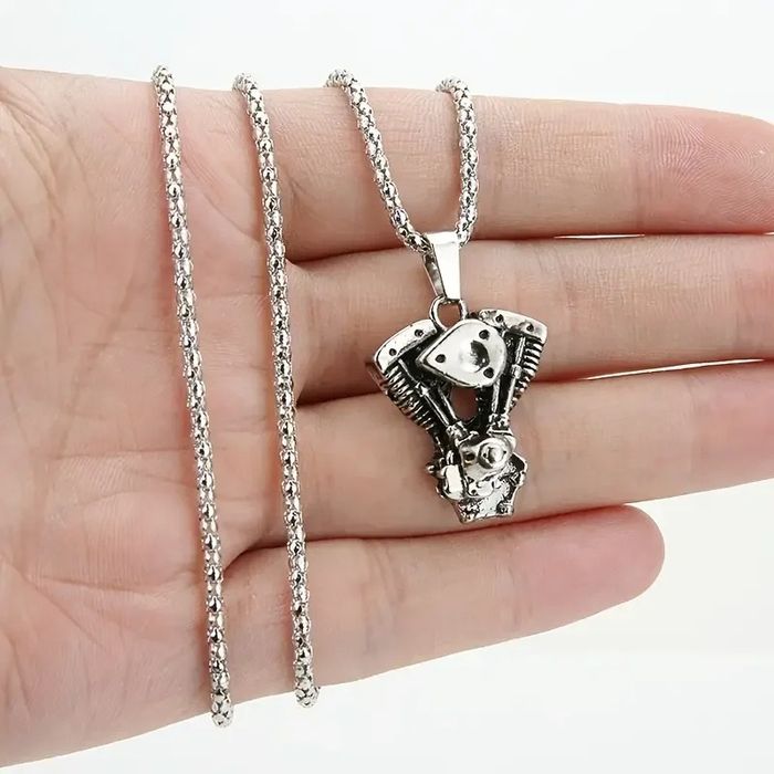 Naszyjnik damska męska srebrny