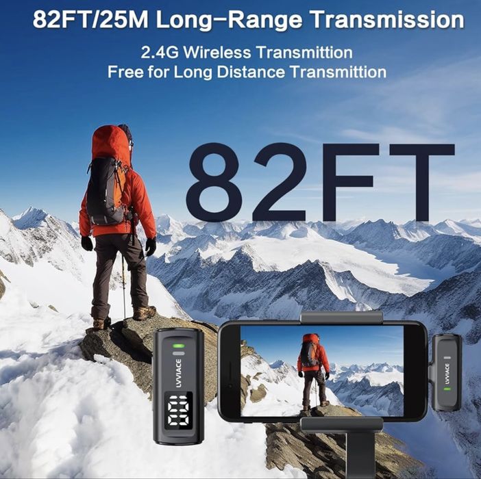 Nowy Bezprzewodowy mikrofon do smartfonu USB typu C