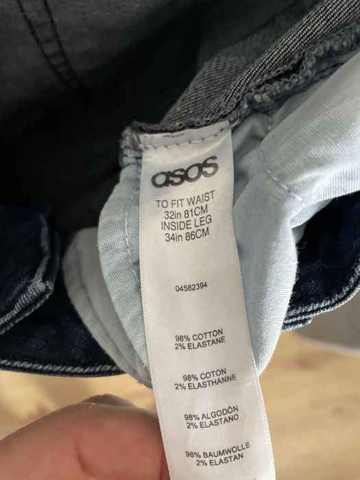 Джинси чоловічі ASOS Denim, розмір 32/34