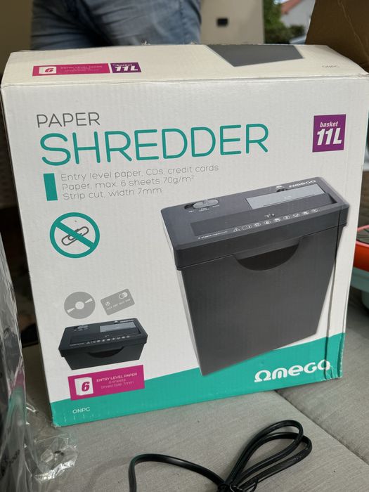 Nowa niszczarka do papieru