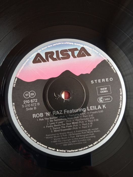 Rob'N'Raz Feat.Leila K-LP-winyl,vinyl