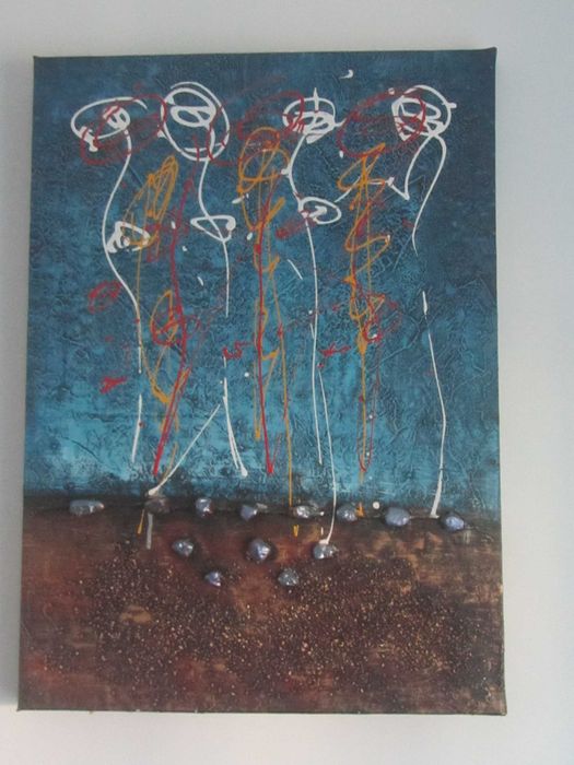 Quadros mesas recheio varios artezenato vintage