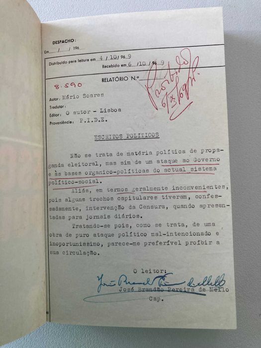 Escritos Políticos, de Mário Soares