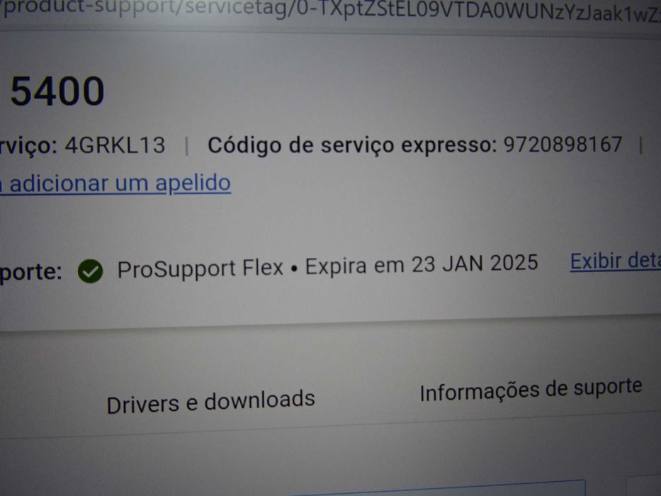 DELL 5400 - i5 8ªger; 8gb / 256gb; Full HD 14"