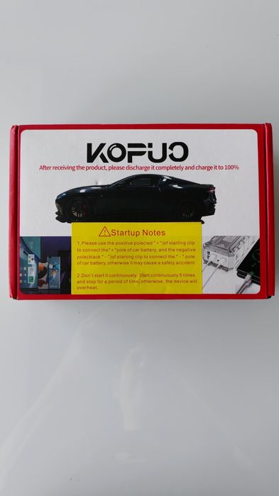 Arrancador de Bateria com e sem compressor / Booster Portátil / Powerbank / Jump Starter - NOVOS