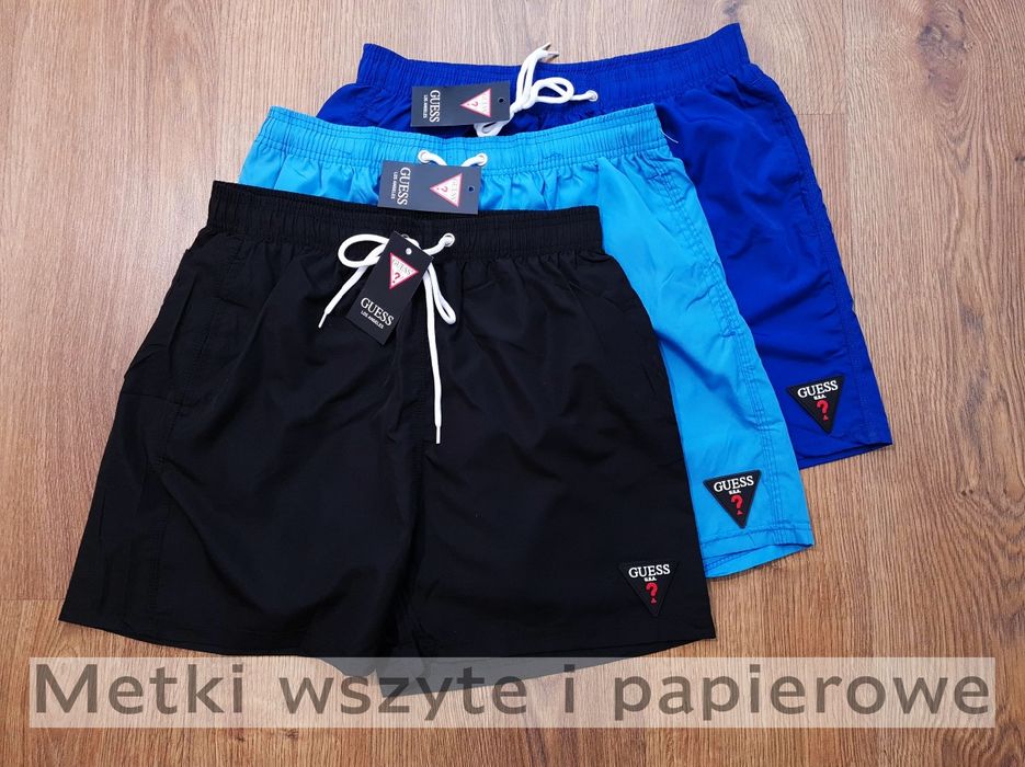Męskie spodenki kąpielowe szorty plażowe M L XL XXL wysyłka pobranie kurier lub osczkomat
